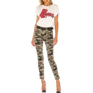 Barbara High Waist Supe Skinny Ankle Worn Camo S27